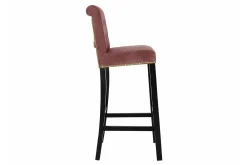 Barmøbler|Barstoler-Glenarm Barstol Rosa/Svart