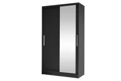 Garderober & Garderobesystem-Glenmore Garderob m. Spegel Black Svart