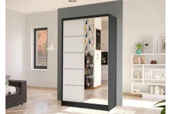 Garderober & Garderobesystem-Glenmore Garderob m. Spegel White Hvit
