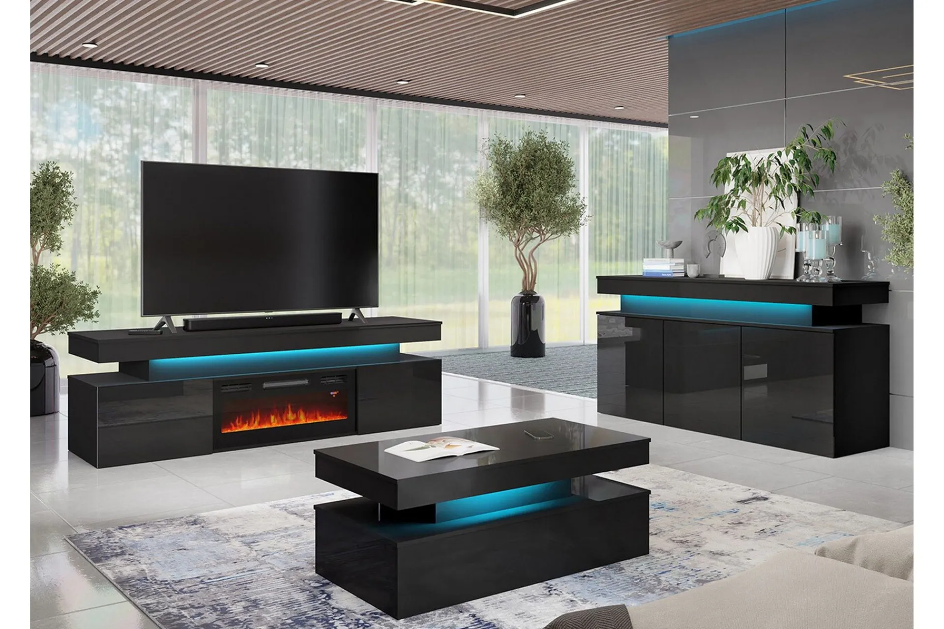 Concept 55 Sofabord-Glenndale Soffbord 55 cm Black Svart