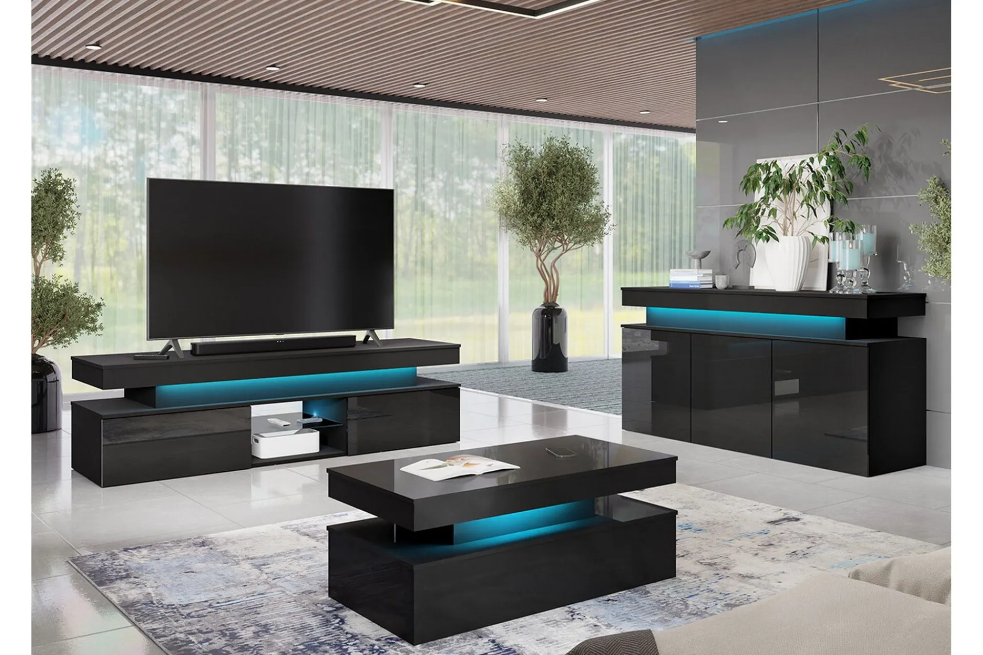 Concept 55 Sofabord-Glenndale Soffbord 55 cm Black Svart