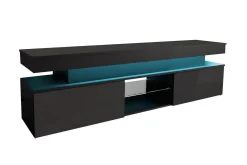 Concept 55 Tv-Benk & Mediabenk-Glenndale TV-skåp 190 cm Svart