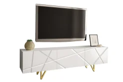 Concept 55 Tv-Benk & Mediabenk-Glenndale Tv-skåp 180 cm White Hvit