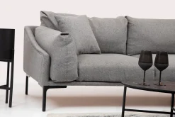 Sofa Med Sjeselong-Glenure Sofa m. Divan 4-seters Grey