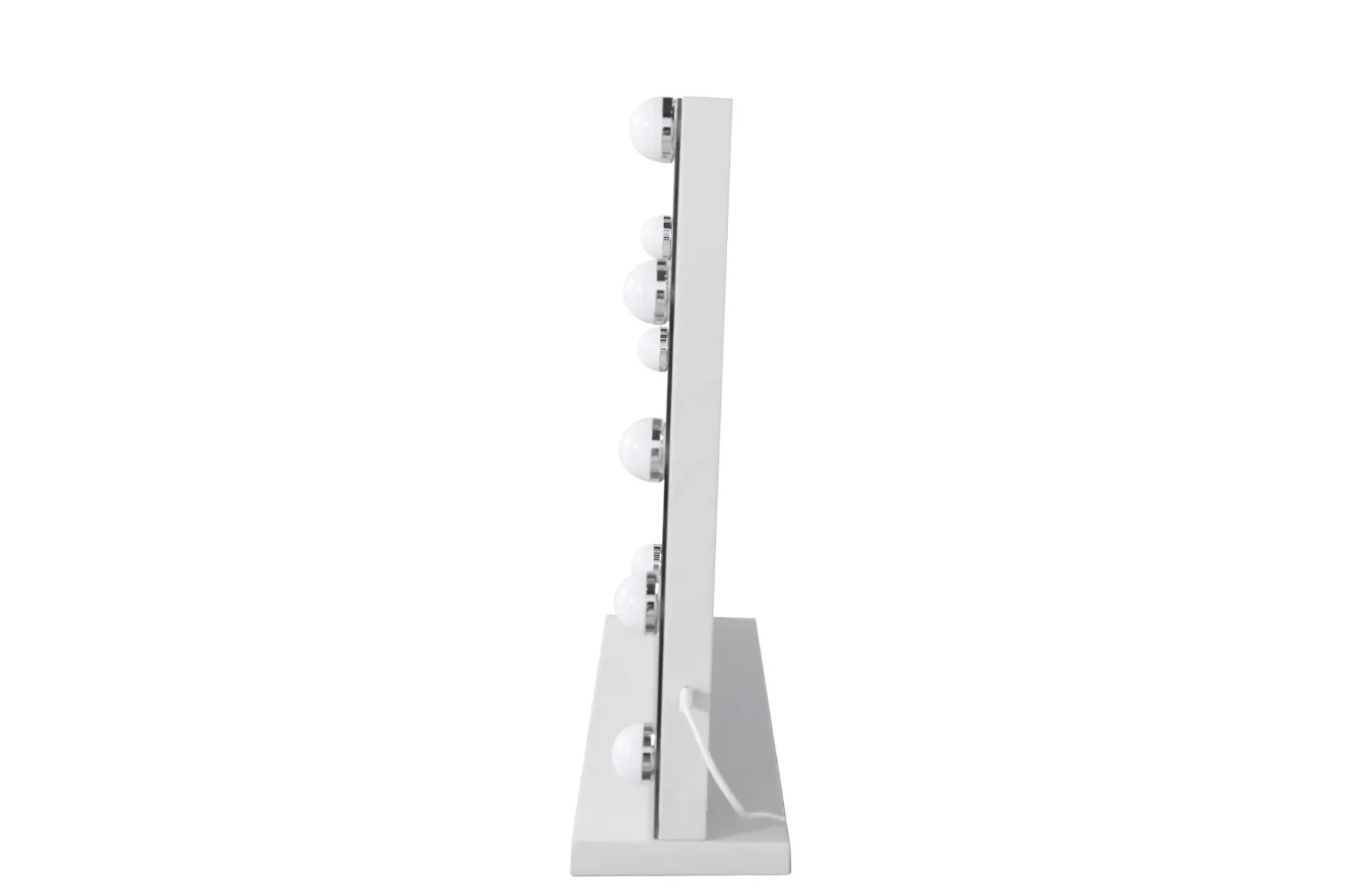 Glow Sminkespeil på fot 50 cm med LED belysning/lamper Hollywood speil