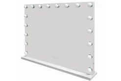 Glow Stor Sminkespeil 80 cm med belysning lamper - Hollywood speil med USB-lading