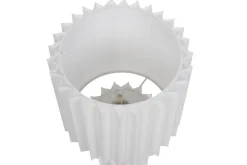 Nattbordslampe|Bordlampe-Gozocap Bordlampe 40 cm E27 Hvit