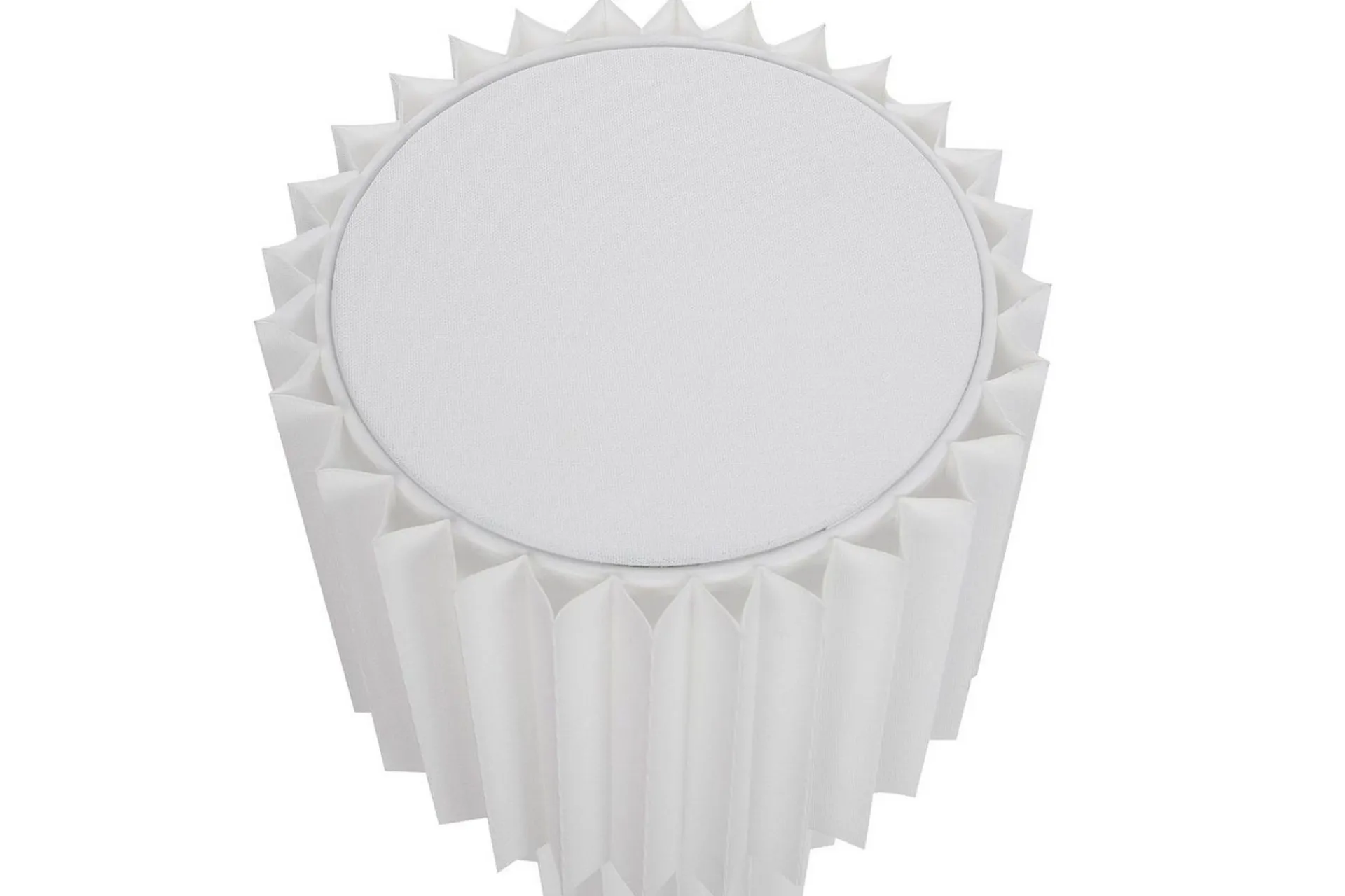 Nattbordslampe|Bordlampe-Gozocap Bordlampe 40 cm E27 Hvit
