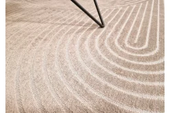 KM Home Moderne Tepper-Granada Viskoseteppe 200x290 cm Rektangulær Sand