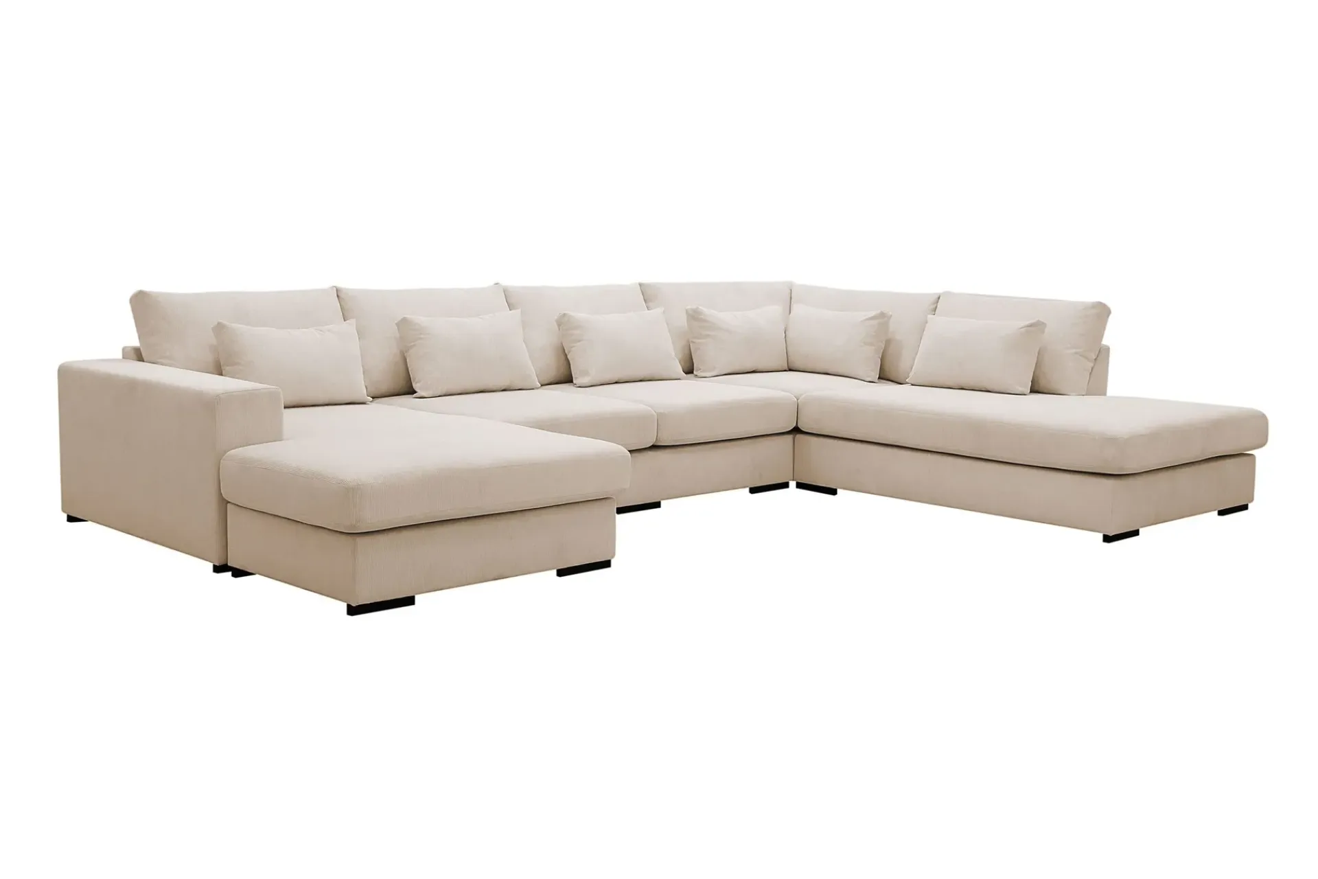 Scandinavian Choice Grande 5-seters U-Sofa med Divan Venstre