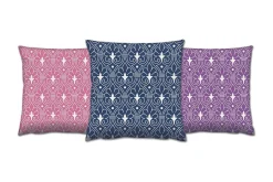 Pynteputer-Gravel Pute 43x43 cm 3-pack Flerfarget