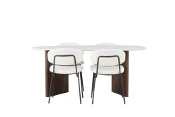Venture Home Grönvik Matgruppe 180 cm Oval med 4 Chico Stoler