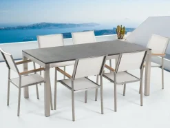 Grosseto Hagegruppe Med Bord + 8 Stoler