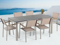 Grosseto Hagegruppe Med Bord + 6 Stoler
