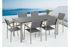 Grosseto Hagemøbel 1 Bord + 6 Stoler