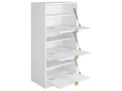 Skohylle & Skostativ|Gangoppbevaring-Gudelia Skoskap 60 cm svart