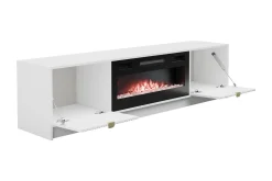 Tv-Skap|Tv-Benk & Mediabenk-Gudelia TV-benk 182 cm Svart
