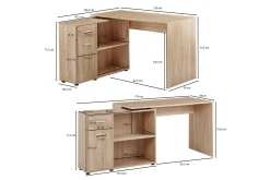 Wohnling Gulshan Hjørneskrivebord 120 cm