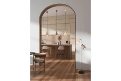 Trio Lighting Stuelampe|Soveromslampe-Gulvlampe TRIO Agudo Mangefarget Flerfarget