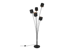 Trio Lighting Elektrisk Materiell & Energi|Soveromslampe-Gulvlampe TRIO Tommy Svart