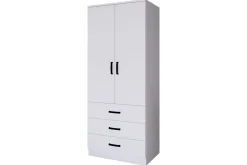 Garderober & Garderobesystem-Haaken Garderobe 60x174,8 cm Matt hvit