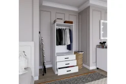 Garderober & Garderobesystem-Haaken Garderobe 60x174,8 cm Matt hvit