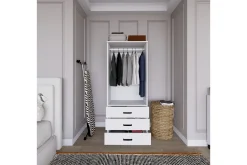 Garderober & Garderobesystem-Haaken Garderobe 60x174,8 cm Matt hvit