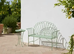 Benker-Hagebenk Cavinia 125 cm Jern Grønn