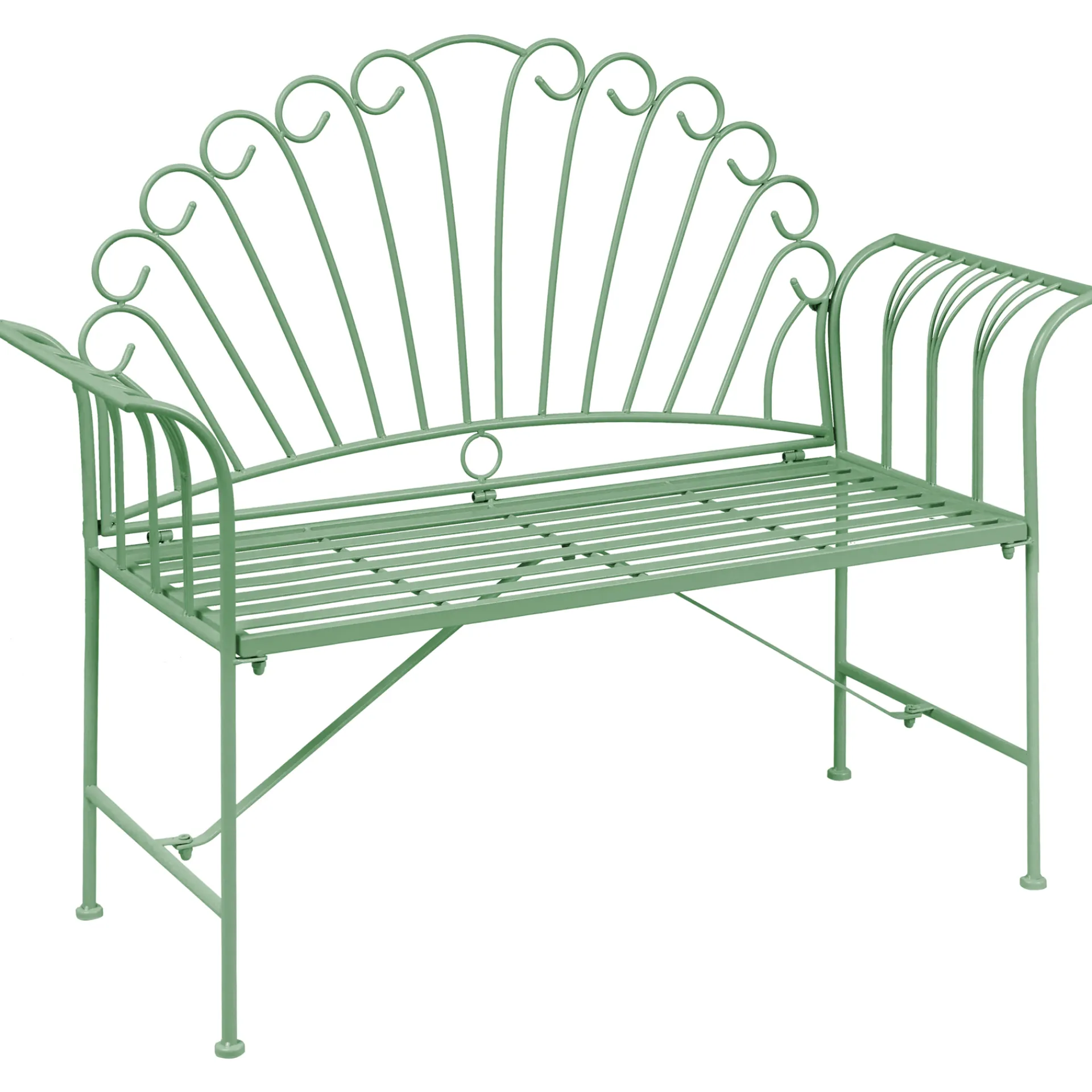 Benker-Hagebenk Cavinia 125 cm Jern Grønn