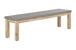 Benker-Hagebenk 160 cm grå OSTUNI Grey