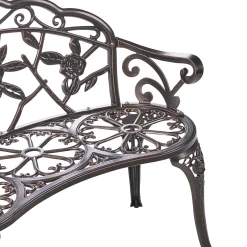 Benker-Hagebenk Piura 88 cm Aluminium Brun