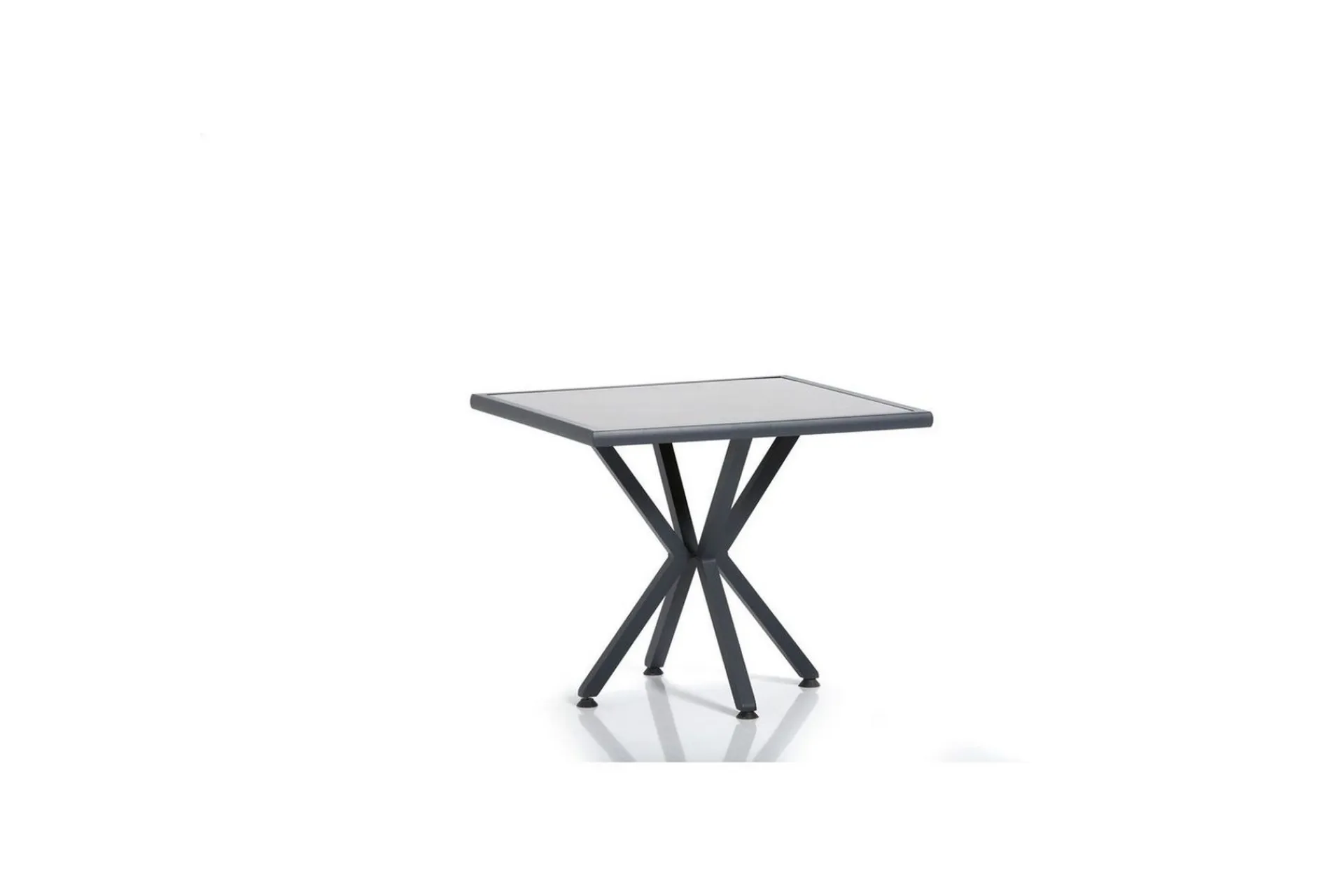 Balkonggrupper|Balkongmøbler-Hagebord- og stolsett (5 deler) Iraland Grå / Svart Svart,Grey