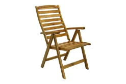 Spisegrupper Hage-Hagegruppe FINLAY bord og 6 stoler Tre/Natur
