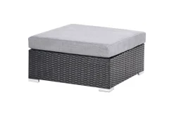 Loungesett|Loungesett-Hagehjørnesofa Sano Svart,Grey