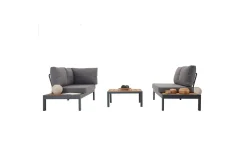 Loungesett|Loungesett-Hage loungesett Bulskoll Tre Grey