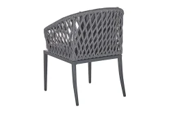 Spisegrupper Hage-Hagemøbelsett aluminium grå LIPARI Grey