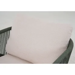Cafesett|Balkonggrupper-Hagemøbelsett HOME4YOU Tuxedo bord, sofa og 2 stoler Grønn