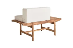Loungesett|Loungesett-Hagesofagruppe 2-seter Giaveno Brun,Hvit
