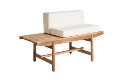 Loungesett|Loungesett-Hagesofagruppe 2-seter Giaveno Brun,Hvit