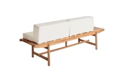 Loungesett|Loungesett-Hagesofagruppe 4-seters Giaveno Brun,Hvit