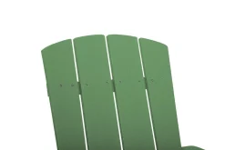 Solstoler-Hagestol med fotskammel ADIRONDACK Grønn
