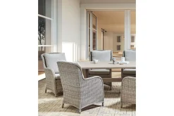 Balkongstoler|Balkongmøbler-Hagestol sett med 2 Cascais Beige,Grey