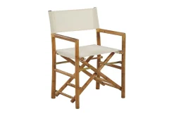 Hagestol 2 stk lyst tre / beige MOLISE