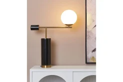 Nattbordslampe|Bordlampe-Halkvir Bordlampe 65 cm E27 Flerfarget