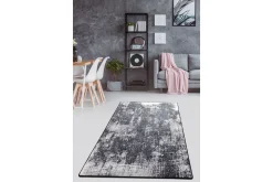Moderne Tepper-Hall Matte Beis - Svart Svart/Flerfarget