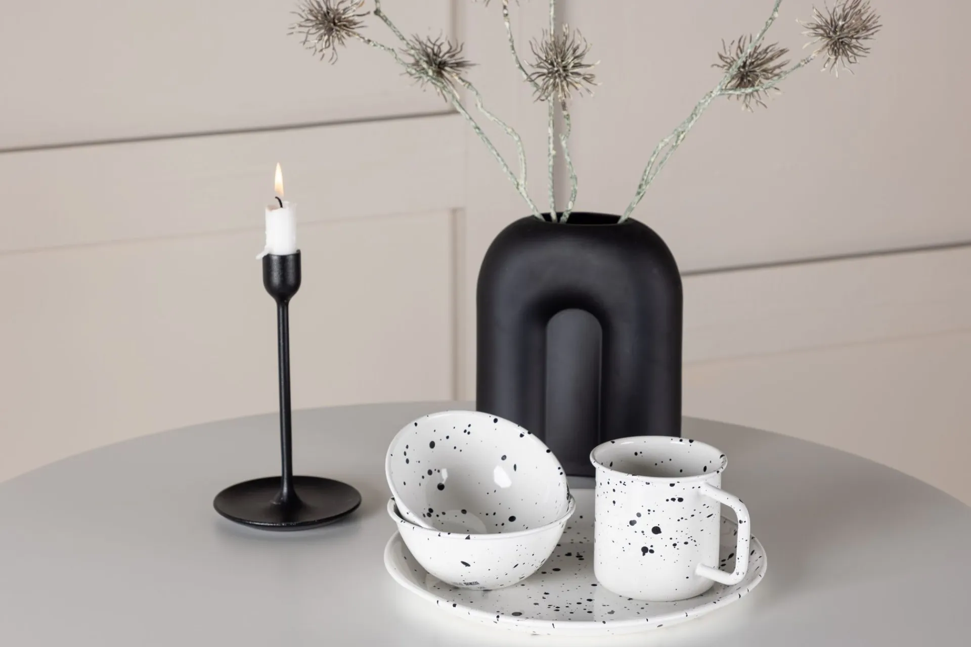 Venture Home Spisebord & Kjøkkenbord-Hamden Spisebord 80 cm Hvit
