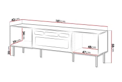 Hammarstrand TV-benk 181 cm
