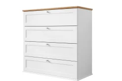 Entrekommode|Kommode-Hammerdal Kommode 92 cm Hvit,Eik