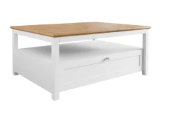 Sofabord-Hammerdal Sofabord 104 cm Hvit,Eik