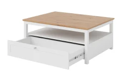Sofabord-Hammerdal Sofabord 104 cm Hvit,Eik